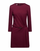 Manila Grace Womens Mini dress Burgundy