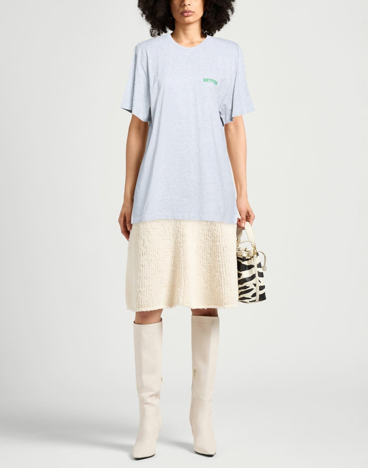 Bettter Womens T-shirt Light in Grey