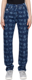 Billionaire Boys Club Blue 'Diamond & Dollars' Jeans
