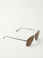 Brunello Cucinelli - Aviator-Style Titanium Sunglasses