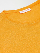 Orlebar Brown - OB-T Slim-Fit Linen-Jersey T-Shirt - Yellow