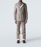 Brunello Cucinelli Belted wool ski jacket