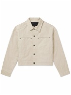 Entire Studios - Workwear Cropped Cotton-Canvas Jacket - White