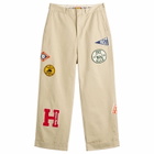 Human Made Men's College Pants in Beige