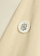 Boss Quilted Knit Cotton and Shell Jacket Beige