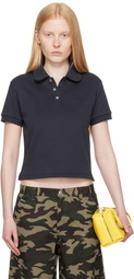 Sandy Liang Navy Louise Polo