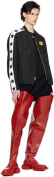 untitlab® Red Reel Derbies Fisherman Tall Boots