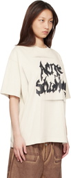 Acne Studios Off-White Gothic Logo T-shirt