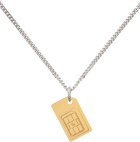 IN GOLD WE TRUST PARIS Silver & Gold SIM Card Necklace