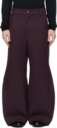 pet-tree-kor Purple Resonance Pleat Trousers