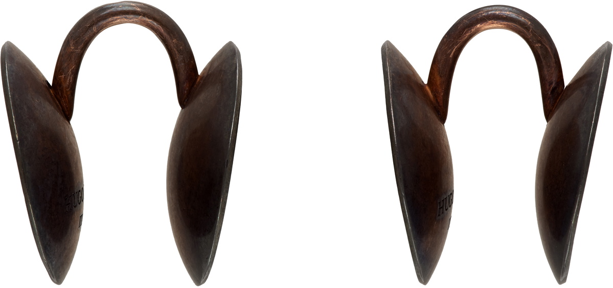 HUGO KREIT Bronze Eclipse Ear Cuffs