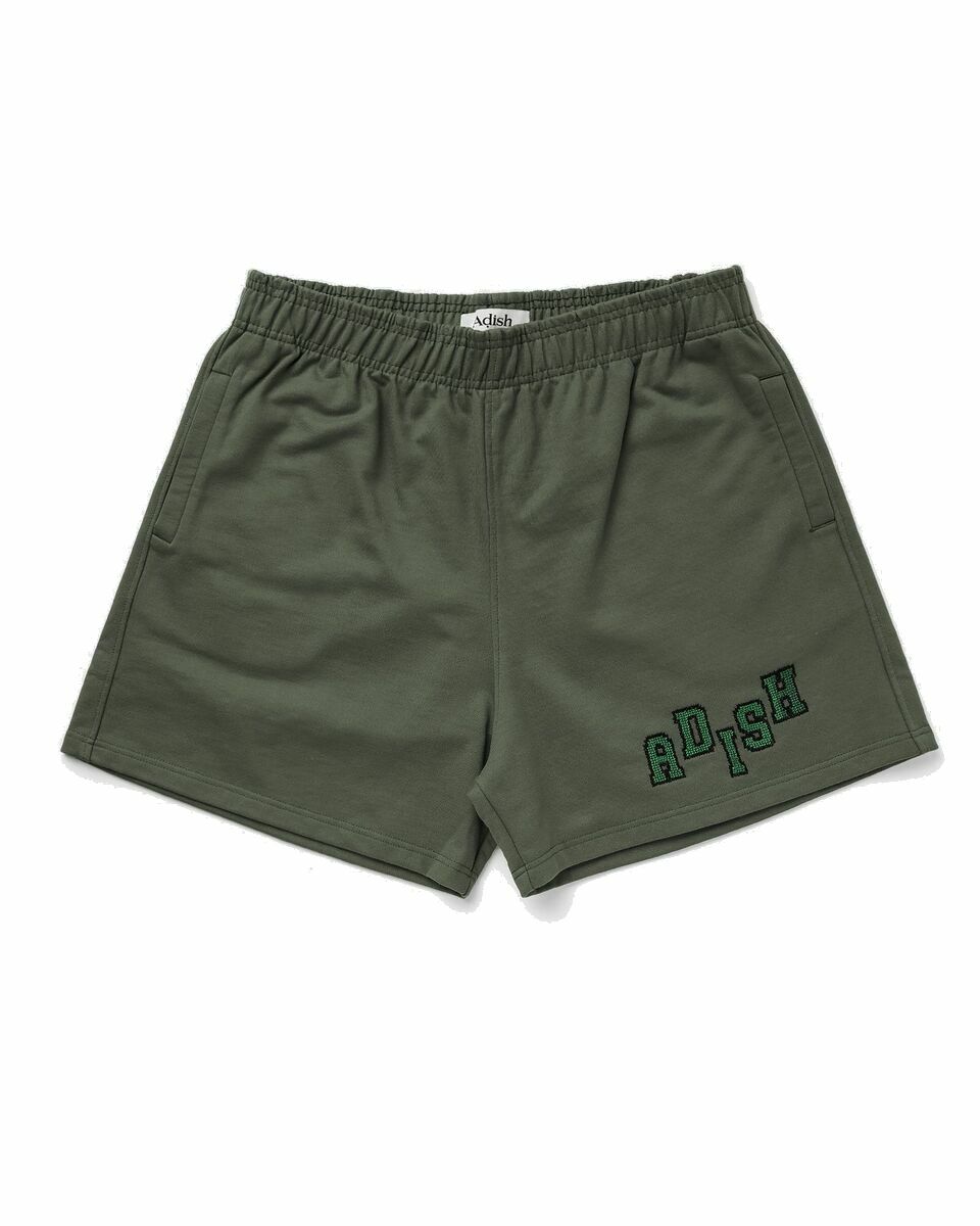 Photo: Adish Tatreez Logo French Terry Shorts Green - Mens - Sport & Team Shorts