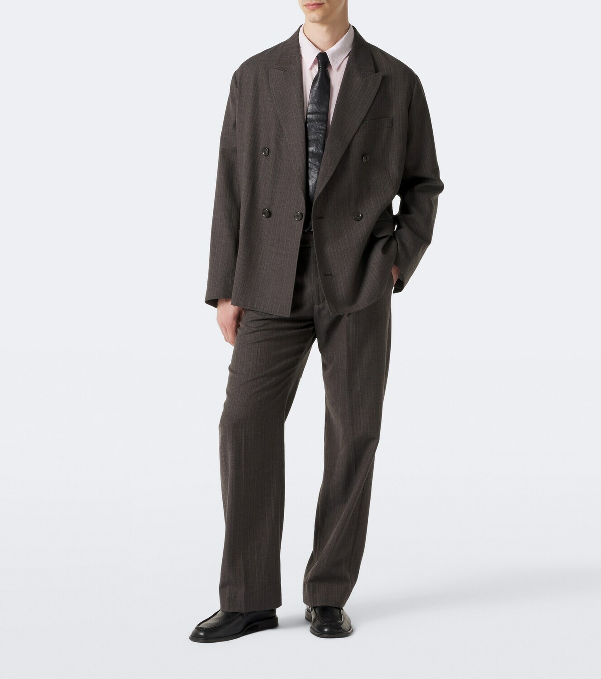 Our Legacy Slack wool and cotton wide-leg pants