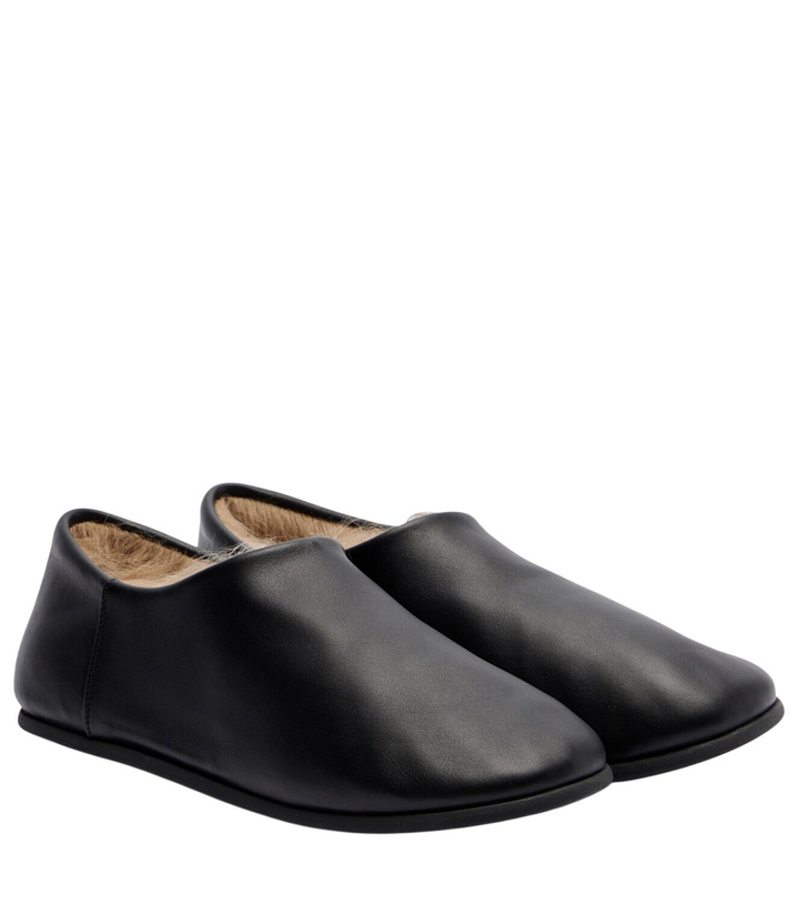 Photo: Christen Big Boot leather slip-on shoes