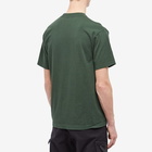 Bronze 56k Men's Flat Earth T-Shirt in Forest Green