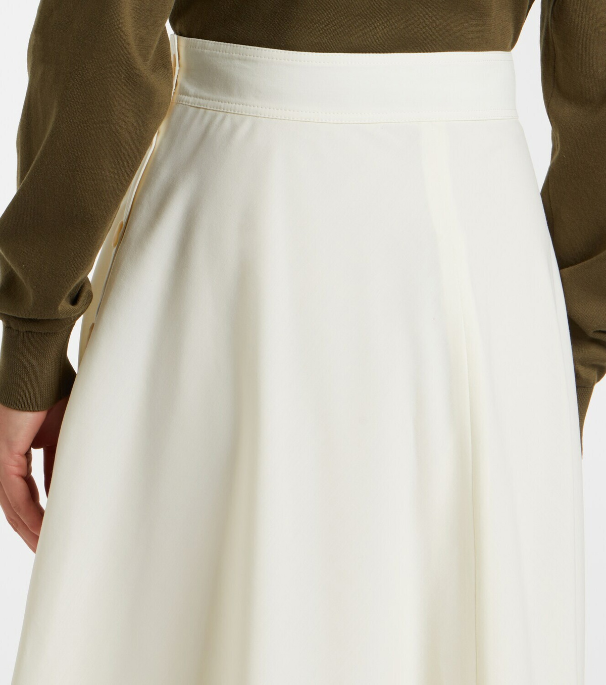 Ralph Lauren Collection Kenzie wool-blend midi skirt