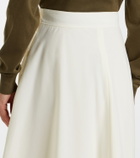 Ralph Lauren Collection Kenzie wool-blend midi skirt