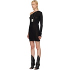 Rick Owens Black Tower Ziggy Minidress