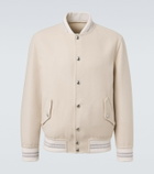 Eleventy Wool and cashmere varsity jacket