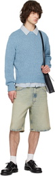 Sunflower Blue Frederik Cotton Sweater