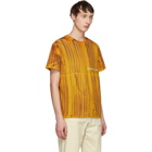 Eckhaus Latta Orange Dyed Lapped T-Shirt