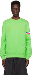 Moncler Green Crewneck Sweatshirt