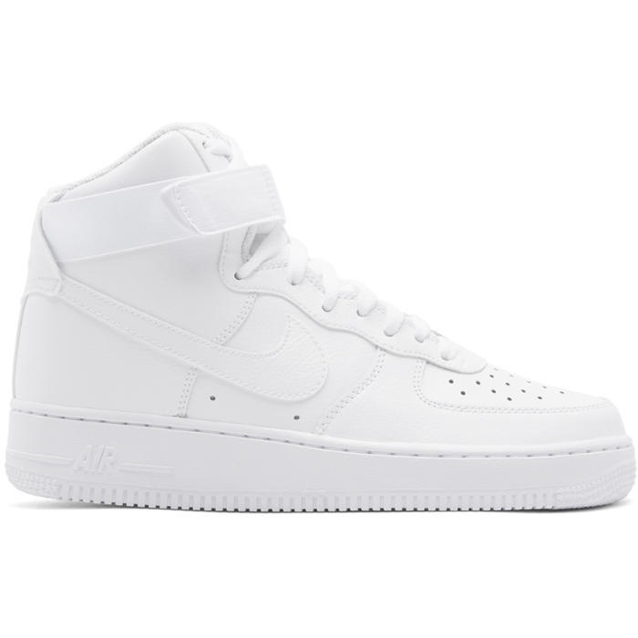 Photo: Nike White Air Force 1 07 High Sneakers 