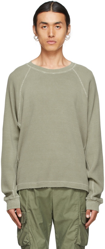 Photo: John Elliott Green Folsom Thermal Long Sleeve T-Shirt