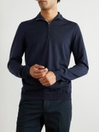 Incotex - Incotex Zanone Flexwool Half-Zip Sweater - Blue