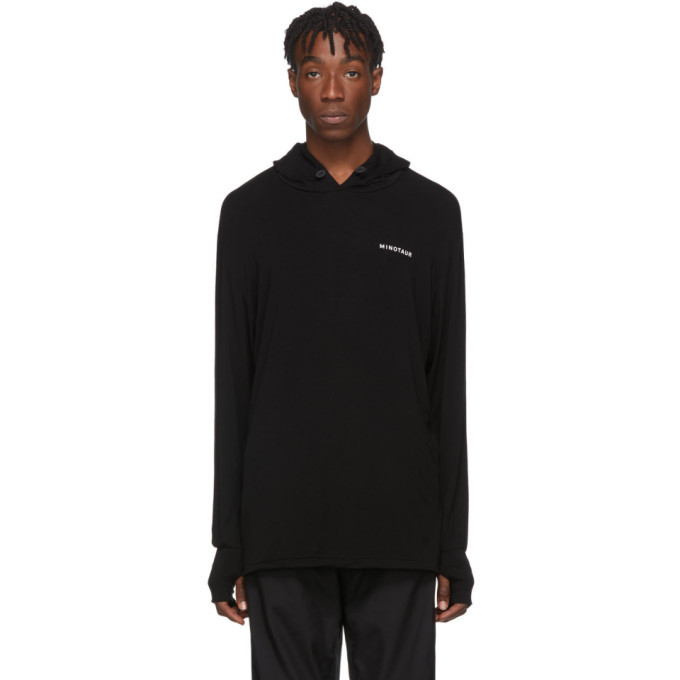 Minotaur Black Logo Hoodie