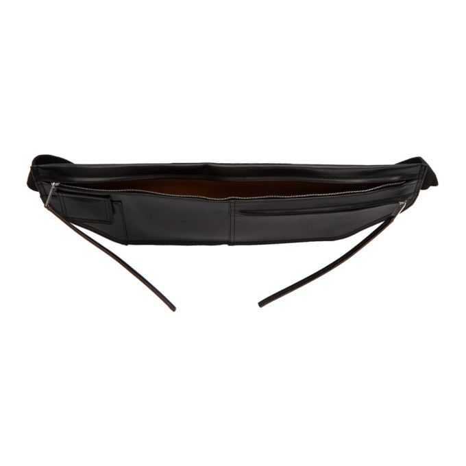Rick Owens Black Money Belt Pouch Rick Owens