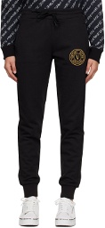 Versace Jeans Couture Black V-Emblem Lounge Pants