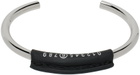 MM6 Maison Margiela Silver Logo Bracelet