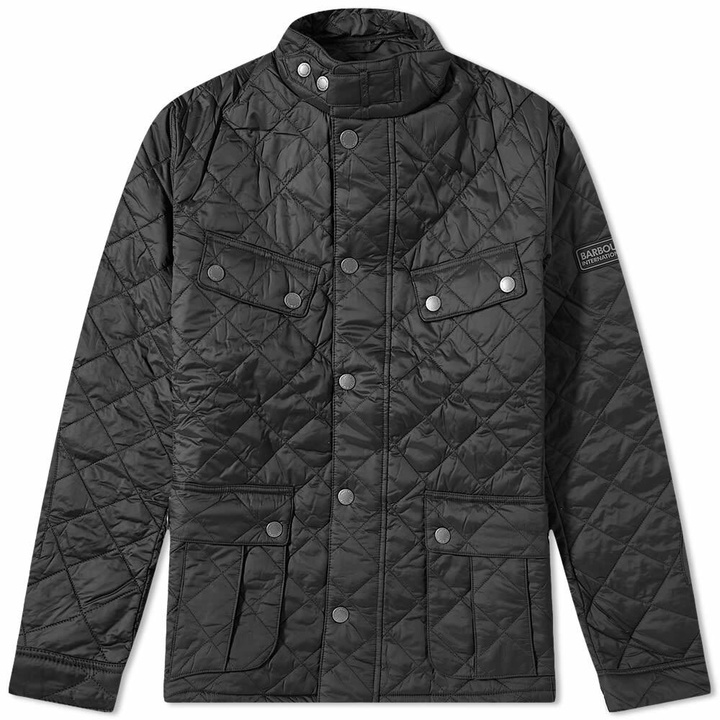 Photo: Barbour Men's International Ariel Quilt Jacket in Black