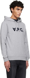A.P.C. Gray Standard Grand 'VPC' Hoodie