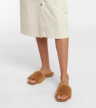Aeyde Anna shearling slides
