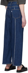 JieDa Indigo Loose-Fit Jeans