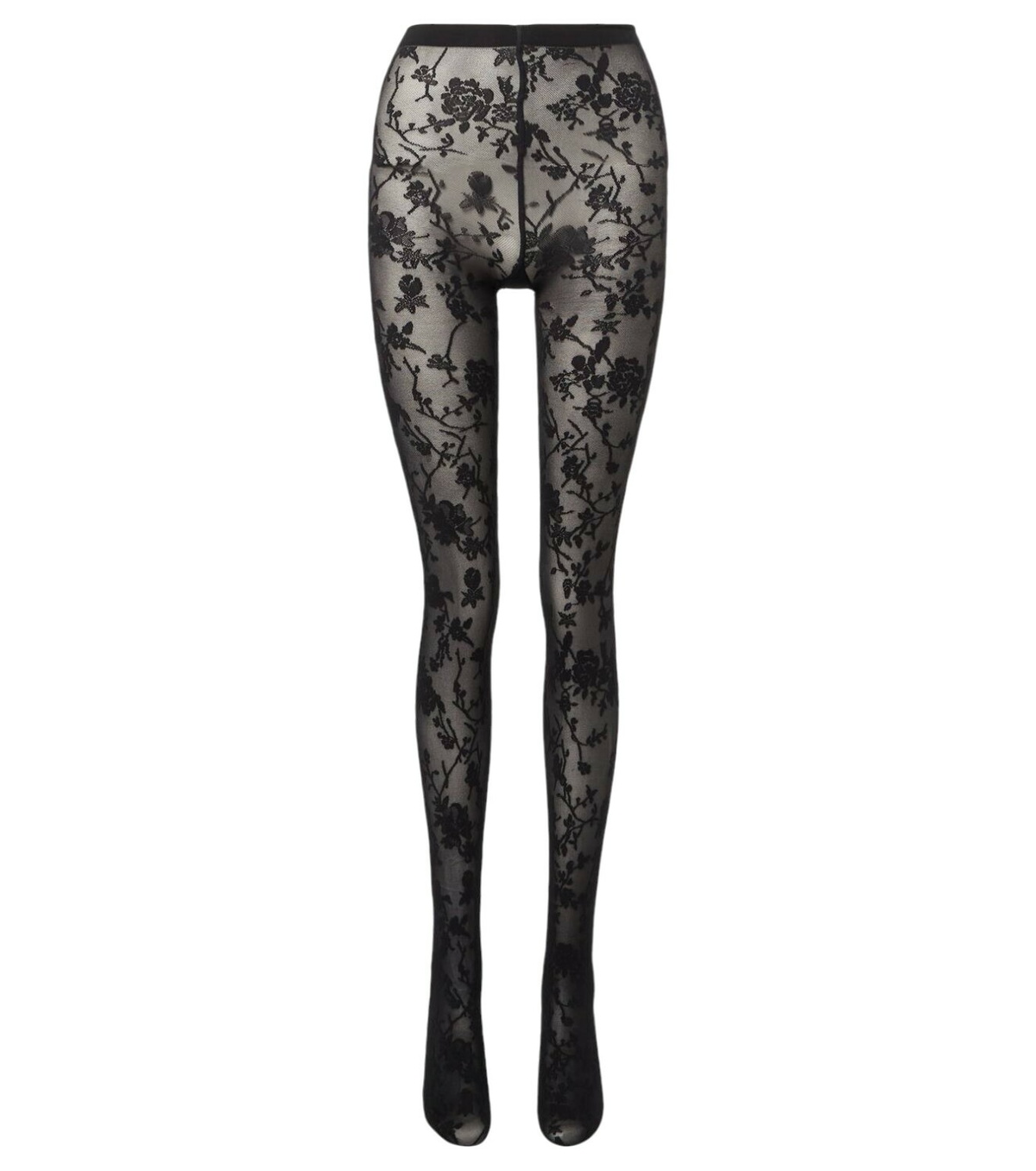 Wolford - x Sergio Rossi Stud crystal-embellished tights Wolford