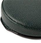 Valextra - Pebble-Grain Leather Coin Wallet - Green
