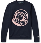 Billionaire Boys Club - Astro Logo-Embroidered Loopback Cotton-Jersey Sweatshirt - Blue