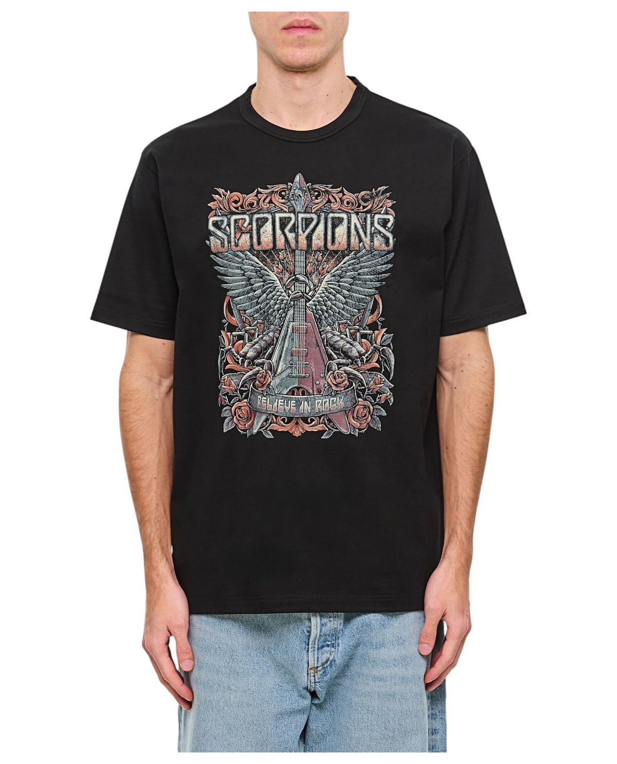 Junya Watanabe MAN Men's x eYe Logo T-Shirt in Black Junya