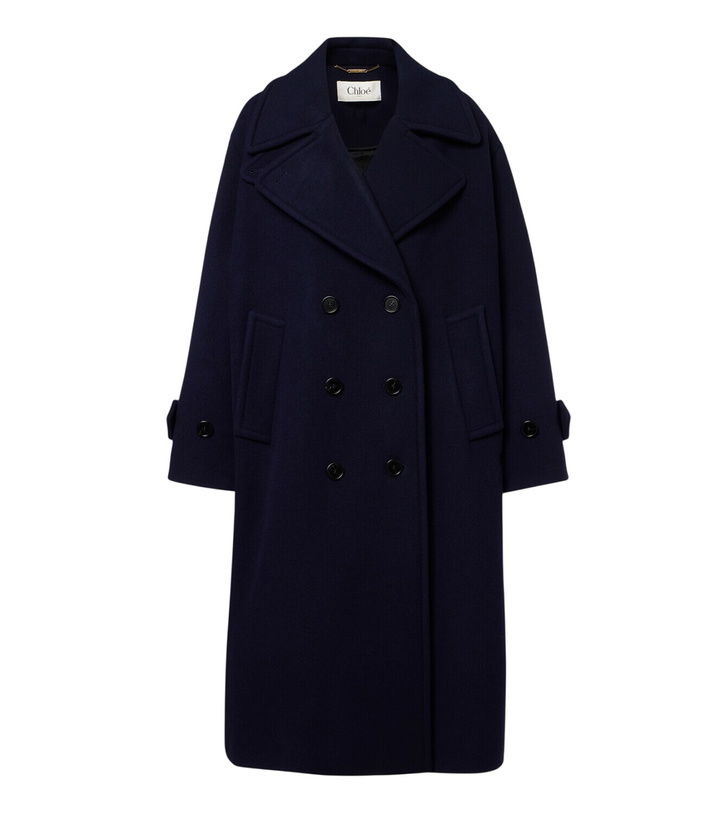 Photo: Chloé Double breasted wool-blend coat