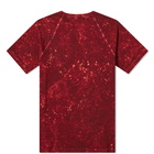 Stone Island Junior Tie Dye T-Shirt in Burgundy