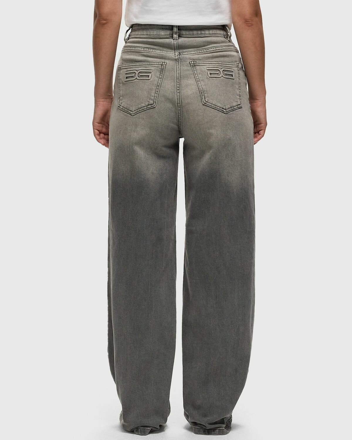 Gestuz Zorellygz Hw Wide Pants Grey Jeans