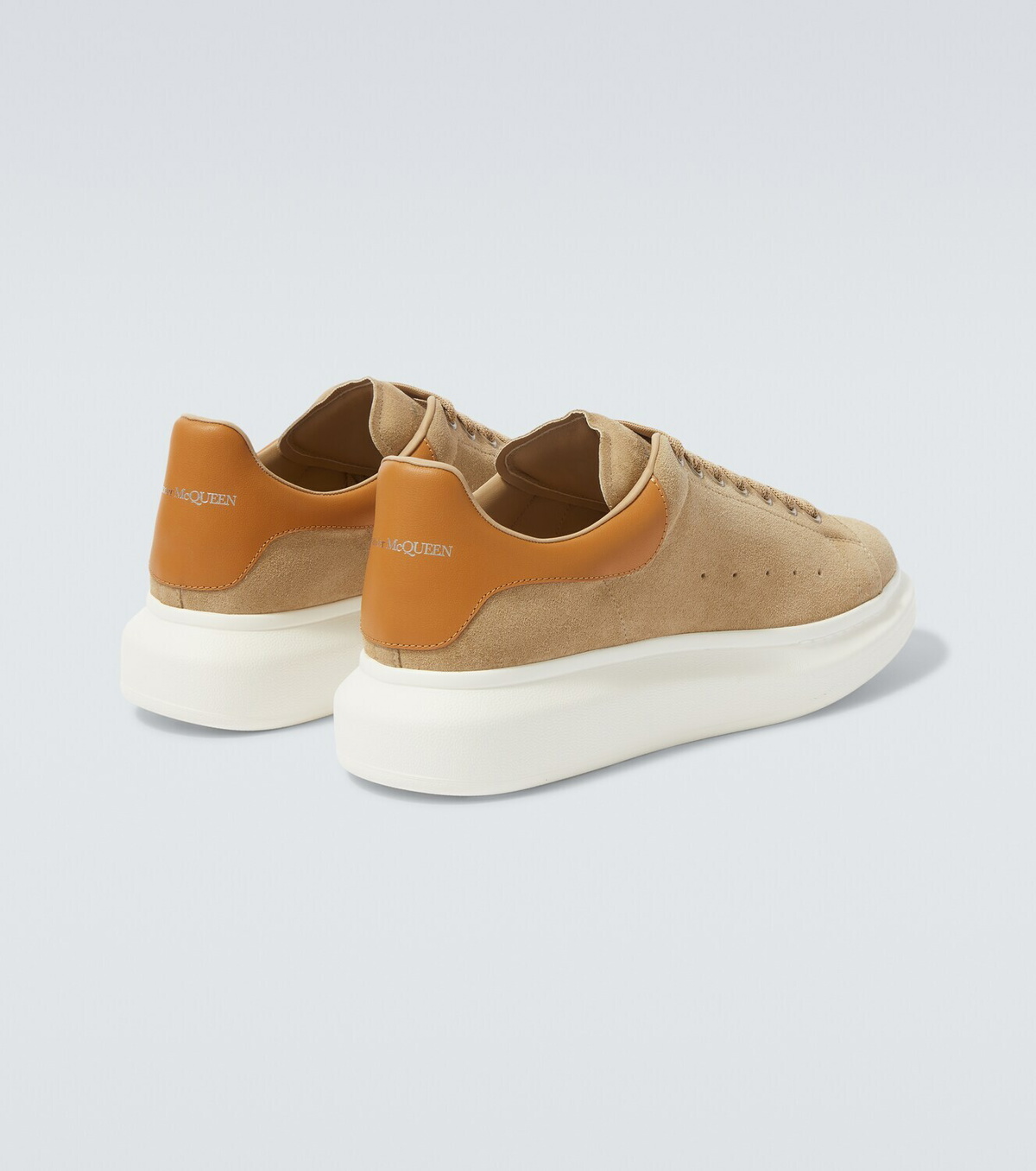 McQueen Oversized suede sneakers