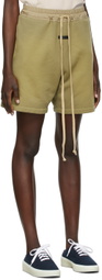 Fear of God Green Fleece Shorts