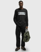 BRAND PHOTO LS CREW Black Mens Longsleefe