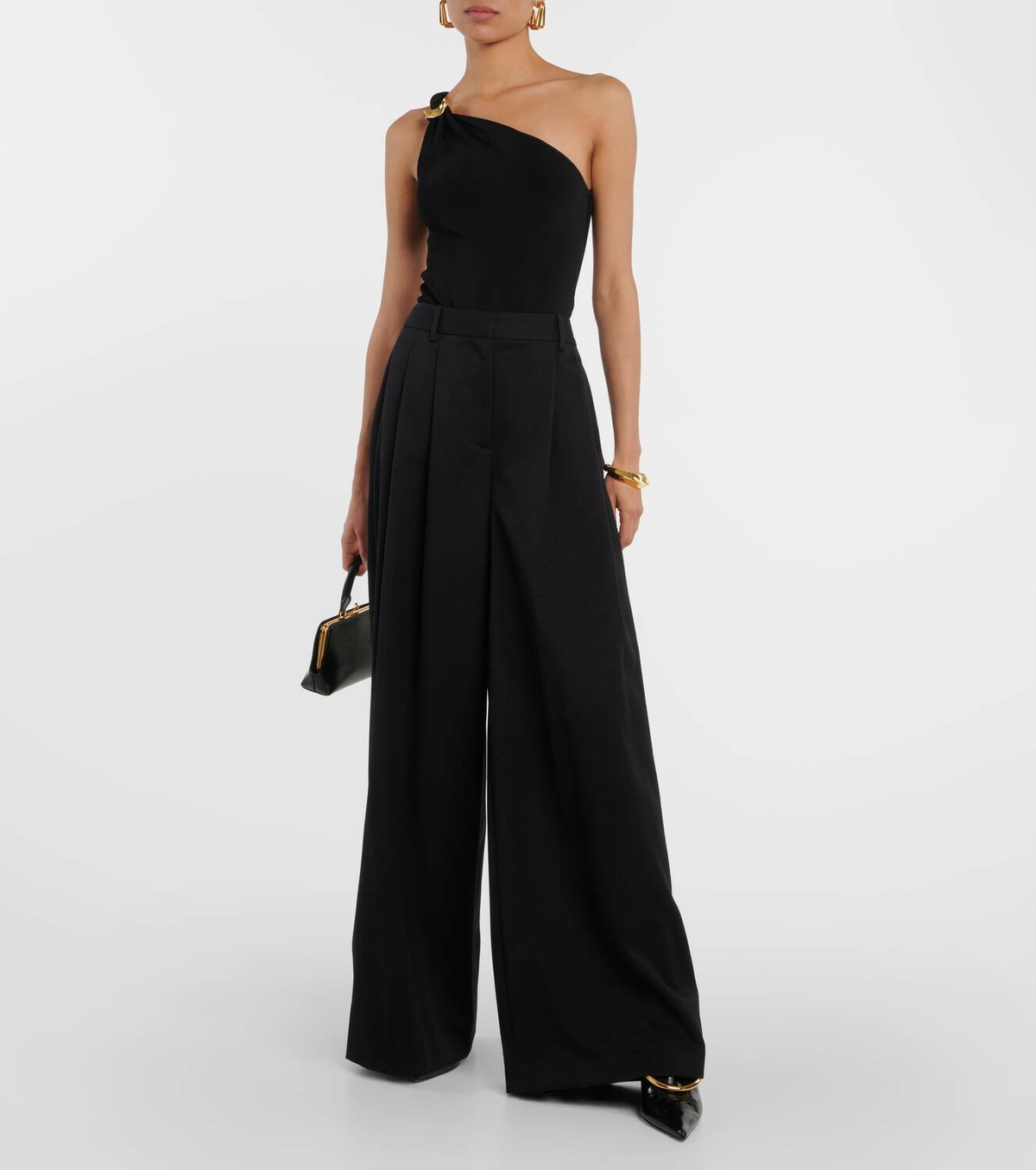 Galvan Leticia one-shoulder bodysuit