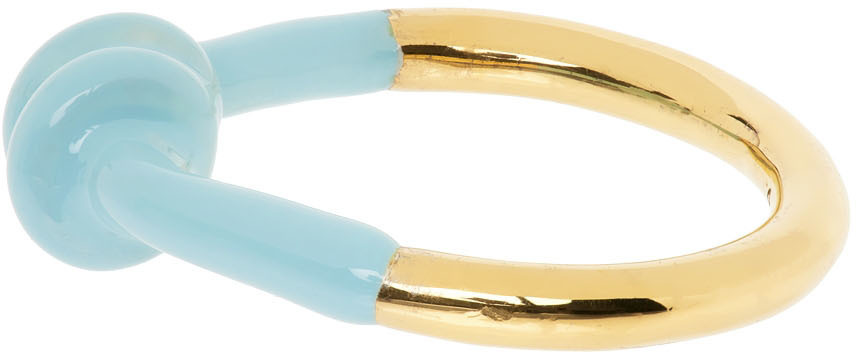 Marshall Columbia SSENSE Exclusive Blue Alan Crocetti Edition Knot Ring