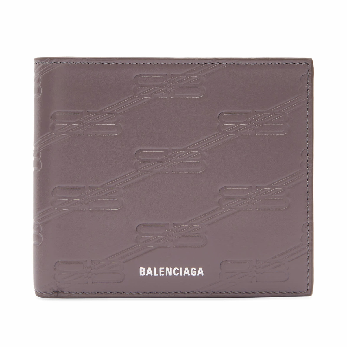 travl mirakel ukendt Balenciaga Men's Logo Billfold Wallet in Dark Grey Balenciaga